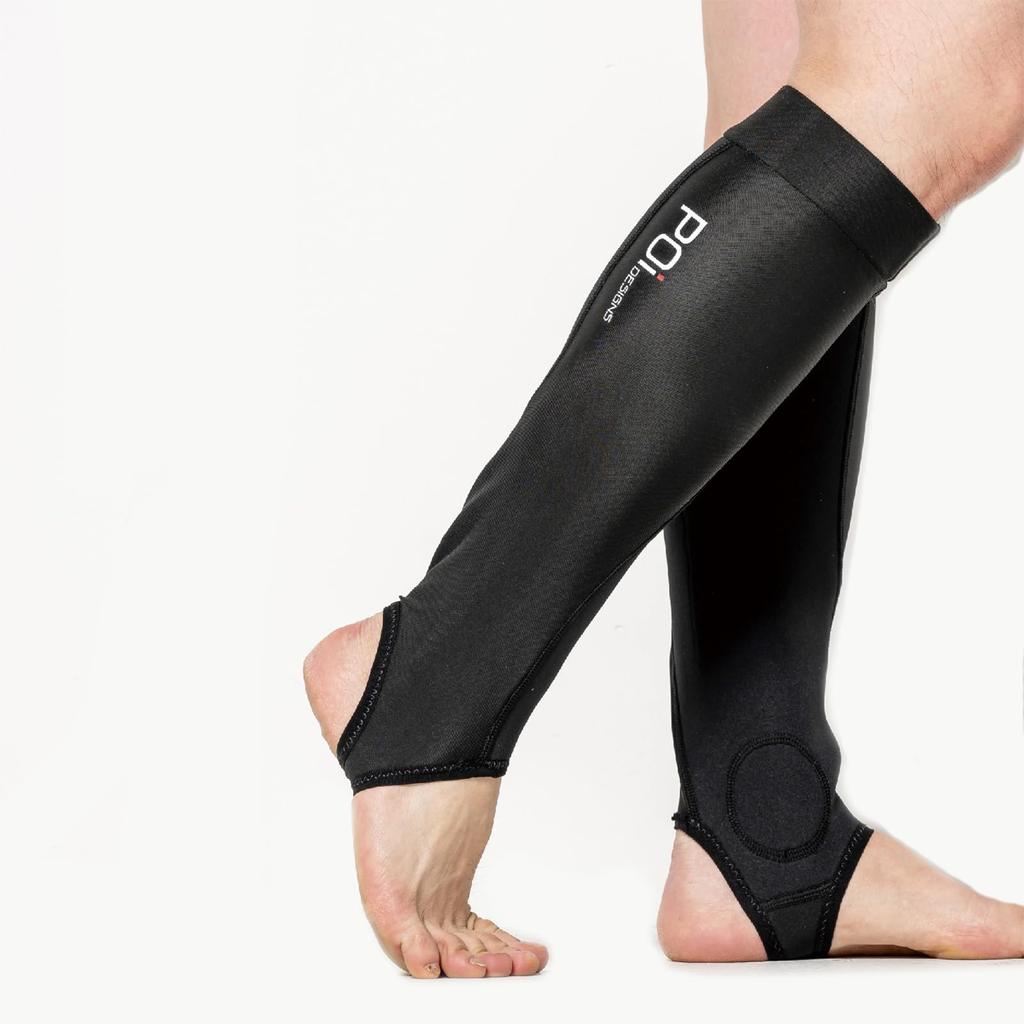 PO Eye Design HEAT BLOCK LEG SUPPORTER M LEG-H01 Black