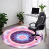 1pc Mandala Art Chair Carpet for Office, Soft Flannel Throw Mat, Perfect for Office,Holiday Party Decoration Choice Yy251113131