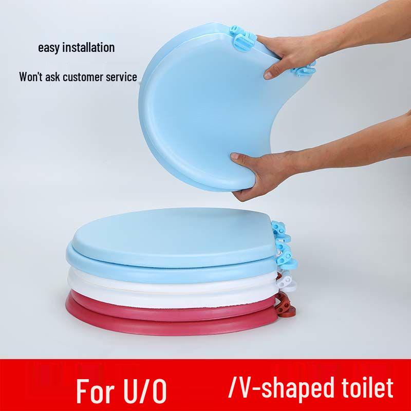 Soft EVA Foam Quiet Universal Thick Toilet Seat Ring Lid