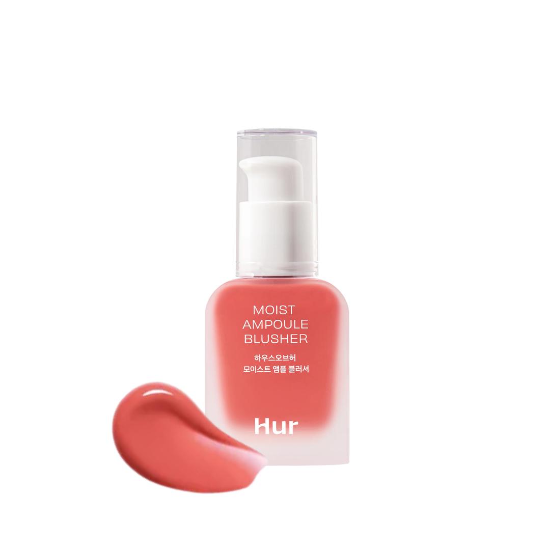 

House of Hur Moist Ampoule Blusher 05 Peach Coral 20 ml - liquid blush, peach