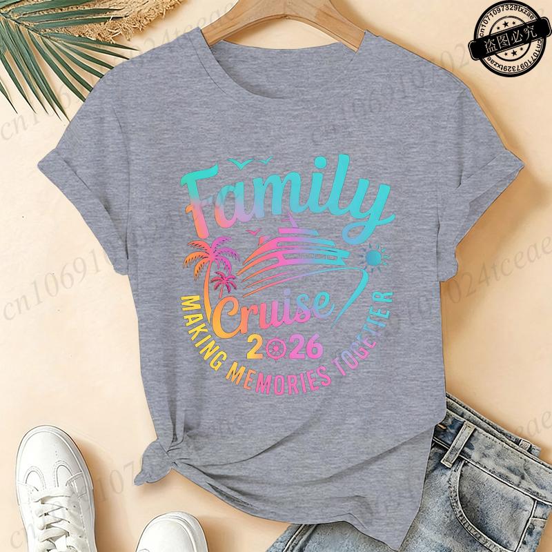Family Cruise 2026 Shirt – Making Memories Together Tee T-Shirts,Matching Family Vacation Shirts, Cruise Trip Group T-Shirts