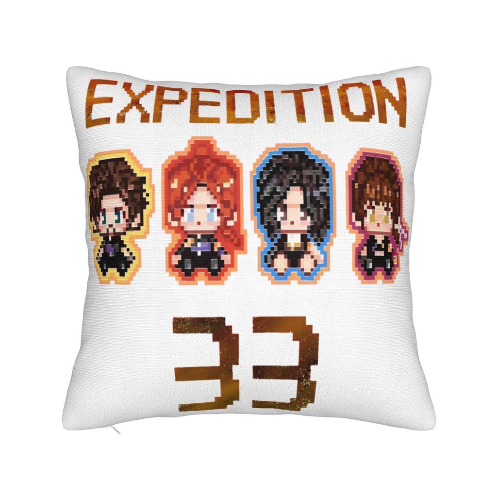 Clair Obscur Expedition 33 Pillowcases Tomorrow Comes Cute Funny Pillow Case For Sofa Home Decoration Graphic Pillow Cover
