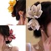 Beautiful Simulation Orchids Flower Claw Clip for Women Enhances with Life Like Flower Designs for Music Festival