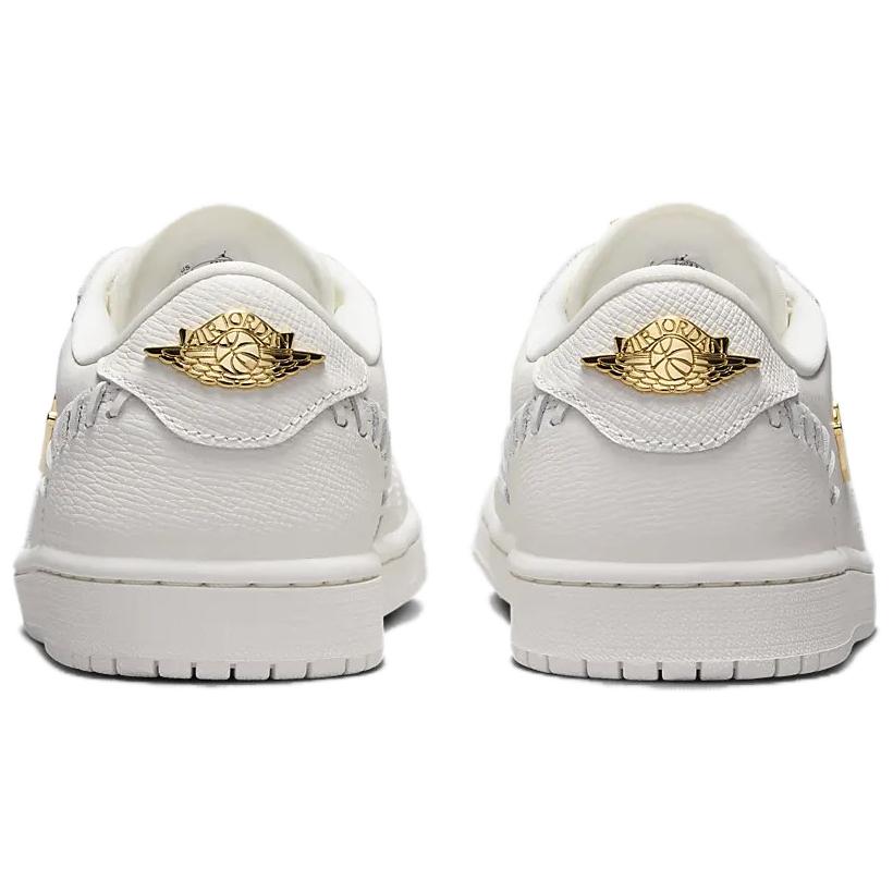 Air Jordan 1 Low Method of Make Vela Oro Metallizzato Sneakers da Donna Crema FN5032-100