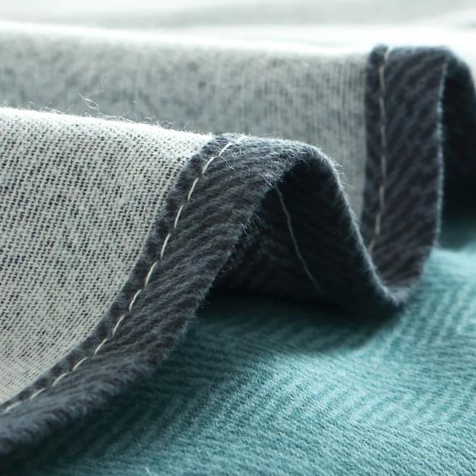 Bettwäsche aus reiner Baumwolle, einteilig, verdickt, weich, bedruckt, für Einzel- und Doppelbetten, Winterbettwäsche