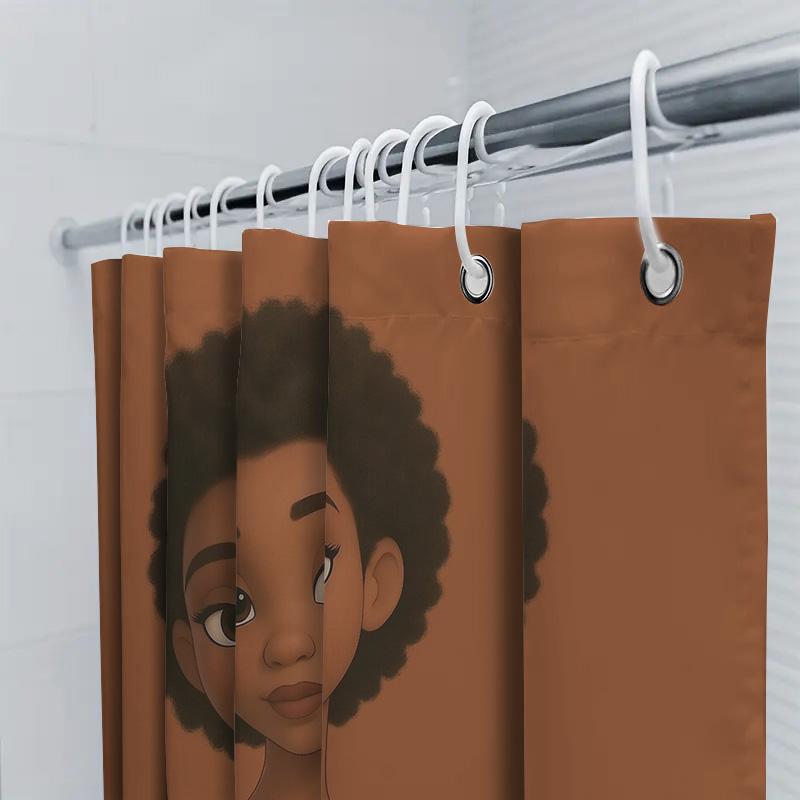 Anime Shower Curtain Princess Anime Decor Bathroom Curtains Japanese Art Home Decor Anime Shower Curtain Japanese Style Room Dec