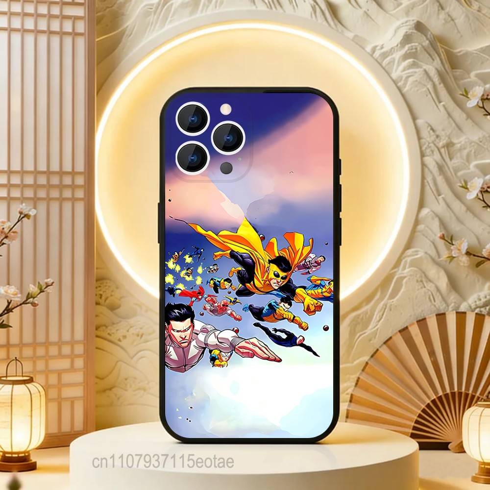 Adult animation l-Invincible  For iPhone 12,16,13,14,15,17,11,Pro,Max,Plus,E,Air,Mini TPU Soft to Skin-friendly phone case