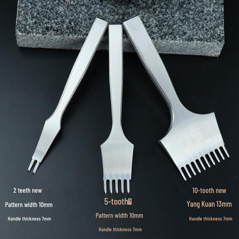 Premium Handcrafted Diamond Leather Sewing Hole Punch Tool