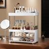 High-End Skincare and Makeup Organizer: Large Capacity Cosmetic Storage Box and Dressing Table Rack