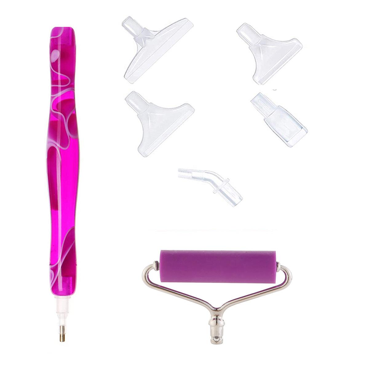 

Diamond Painting Pen Diamond Painting Roller Point Drill Pen Rolling Tool Cross Stitch Diamond Painting Accessories фиолетовый