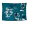 Ocean Whale Tapestry Wall Hanging Nature Sea Life Decor Room Aesthetic Beach Vibe Dorm Wall Art Gift Coastal Home Decor