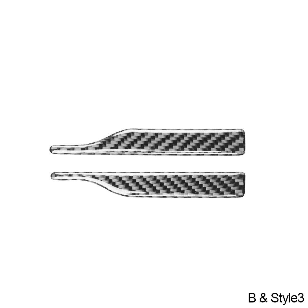 

Автомобильные аксессуары для BMW E90 E60 F30 F34 F10 F20 X1, зеркало заднего вида из углеродного волокна, защитная полоса, наклейка против столкновений B Style3