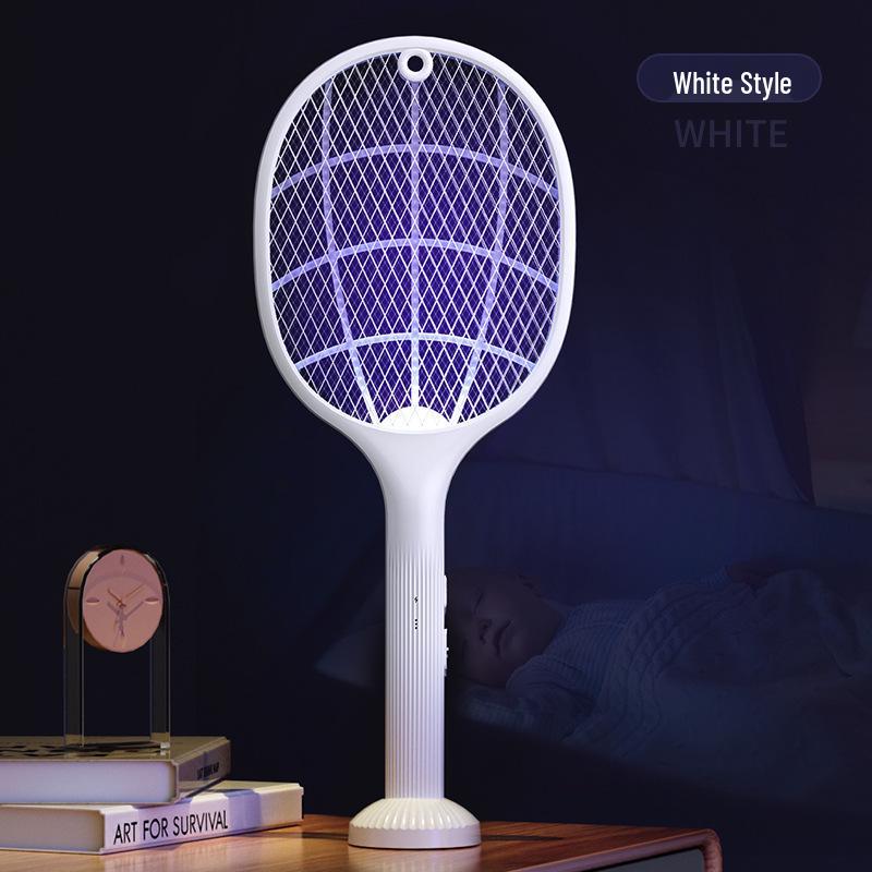 Rechargeable 2-in-1 Electric Mosquito Swatter & Killer Lamp with USB Charging