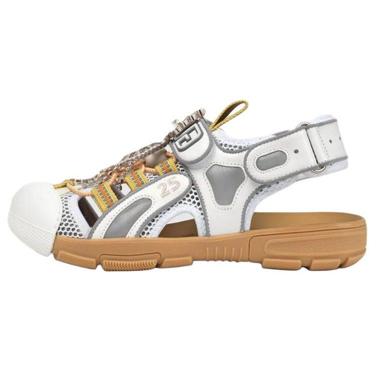 Gucci Wmns Tinsel Sport Sandals `Crystal