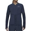 Nike Dri-FIT Logo Print Lauf-Trainingsjacke Schnelltrocknend V-Ausschnitt Herren Oberbekleidung Blau DD4930-437
