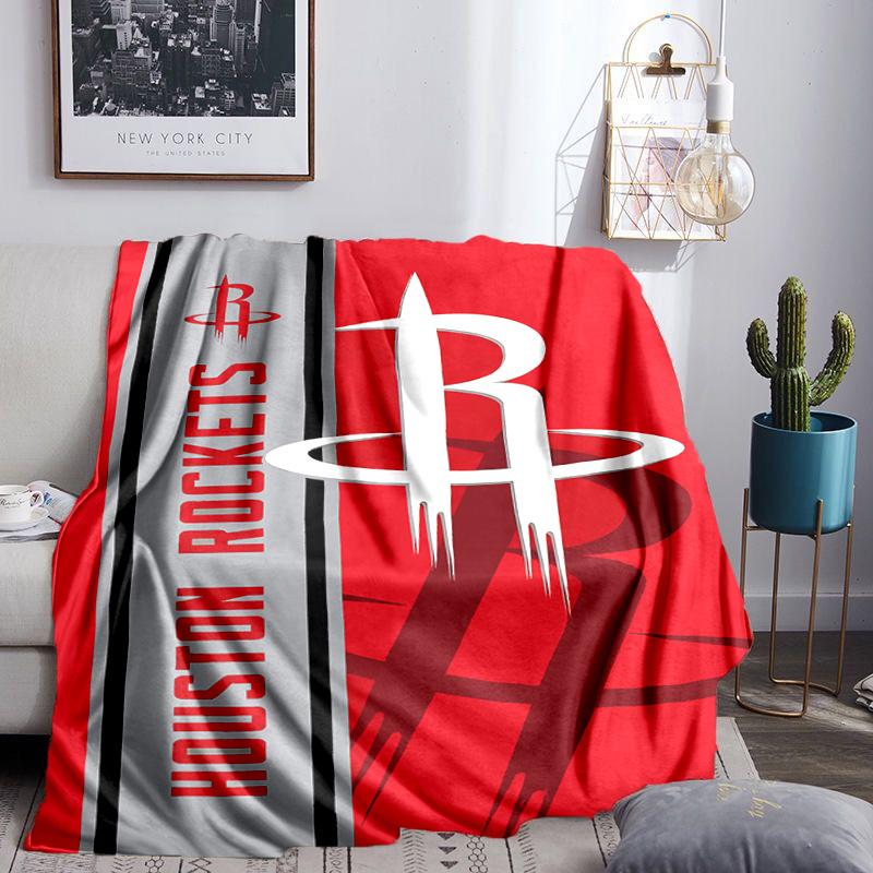 basketball Pride Rockets Blanket Lightweight Flannel Bedding Blanket Perfect for Travel, Camping, Living Rooms, Offices, Sofas, Fan Christmas gift