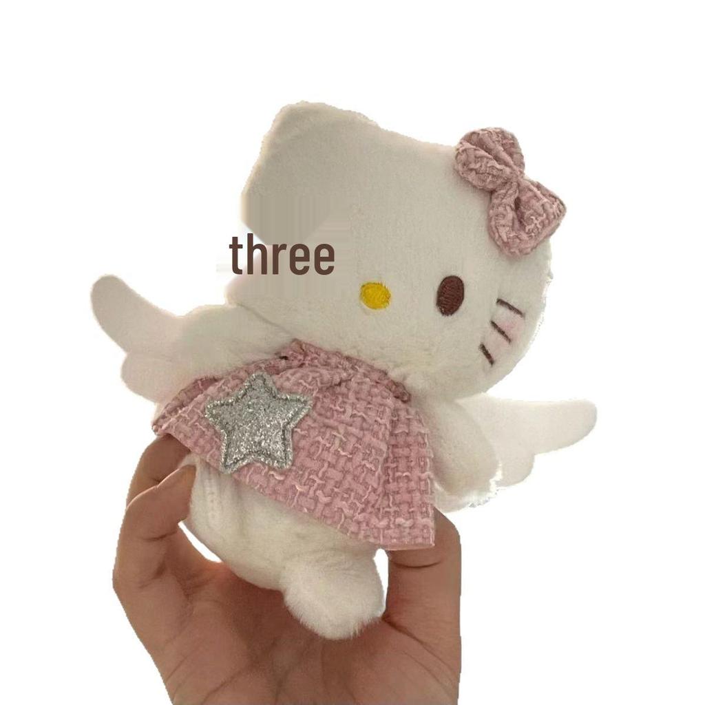 Popular Angel KT Plush Doll Keychain - Cute Cat Girl Pendant