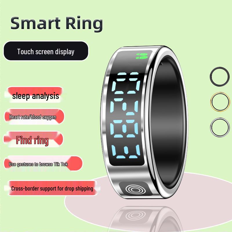 Smart Ring - Heart Rate, Blood Oxygen, Exercise & Sleep Monitor