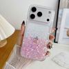 Husă Silicon Strălucitoare Luminous Glitter, cu Efect de Luminescență pe Timp de Noapte, Pentru iPhone 17 Air 16 15 14 13 12 11 Pro Max Plus, Cover Neon Transparent cu Paiete