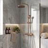 Rea Parot Brushed Copper Surface-Mounted Shower Set
