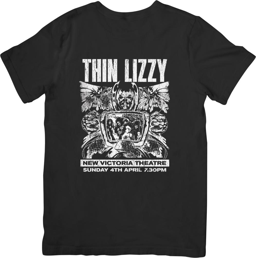 Thin Lizzy Vintage Retro Fit for Unisex Women Quality Cotton TShirts