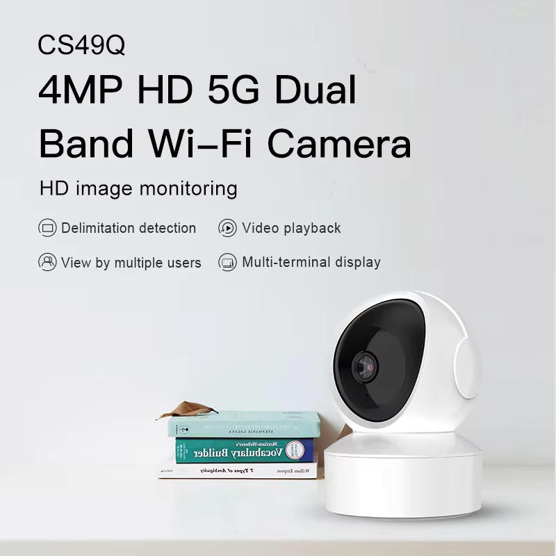 PTZ Wireless Indoor 5MP Security Camera with Two-Way Audio and 3MP/5MP Options