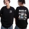 Rapper BEELE Borondo Tour 2026 Grafik T-Shirts Herren Hip Hop Rundhals Gemütliches T-Shirt Sommer Baumwolle 90er Lässige Kurzarm Kleidung