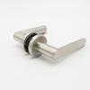 Door Lever Handle Stainless Steel Natural Color Solid Metal Interior Door Lock Wooden Door Handles