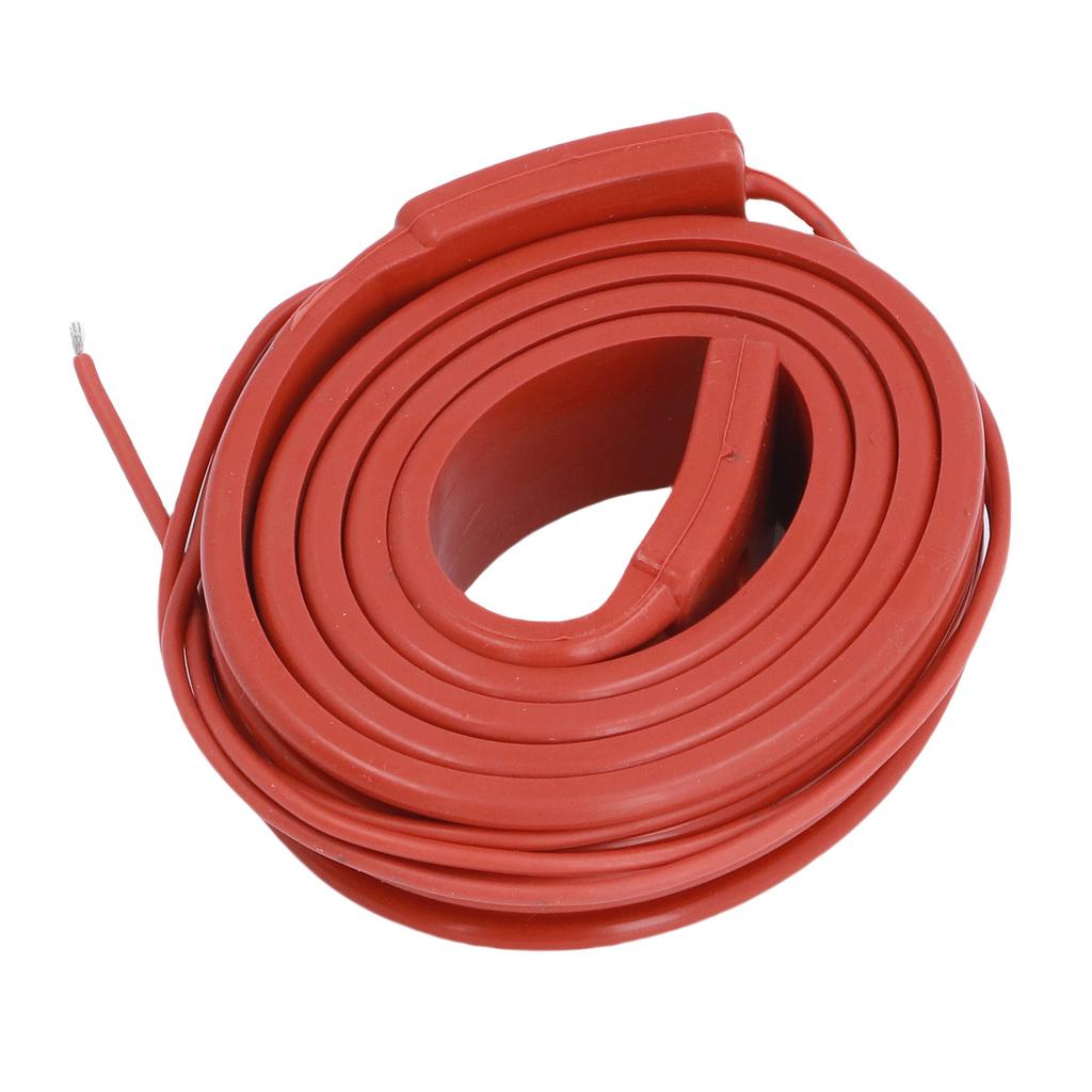 100W Flexibles Heizband Wasserdicht Isolierte Silikon Frostschutzhülle für Wasserrohr Metall Kunststoffrohrleitung