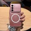 Metallic Finish Magnetic TPU Phone Case for Vivo V30 Lite,Y100 5G 4G Shockproof Matte Soft Cover