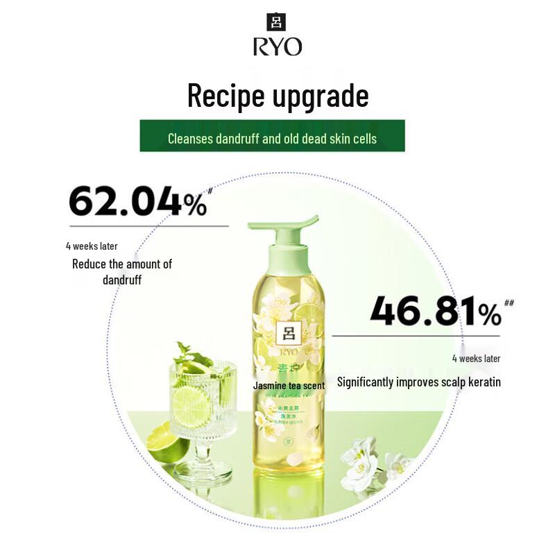 

RYO Shine & Smooth Damage Care Hair Conditioner, Jasmine White Tea