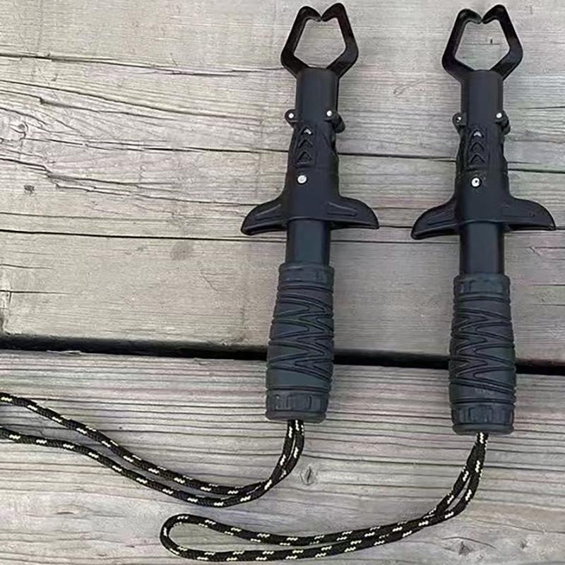 Fiskegripare Läppgripare Fiskegripare Fiskegripverktyg Läppklämma Med Viktvåg Rostskyddad För Nybörjare Fiskefantaster