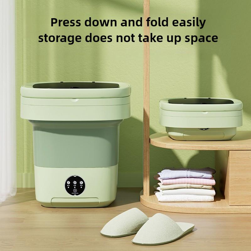 11L Large Capacity Fully Automatic Small Portable Underwear Elution Integration Machine Foldable Electric Washing Machine