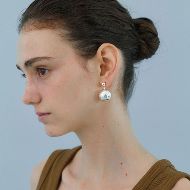 MIDNIGHT MOMENT Big Ball Earring
