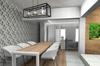 HANGING LAMP CAGE ELEGANT GLASS SHADE
