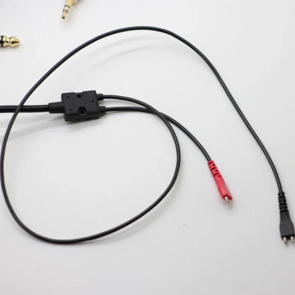 High quality Spring Relief Coiled Headphone Cables for Sennheiser HD25Plus HD560 HD540 HD480 Replacement Cable Cords