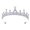 European and American Fashionable Alloy Crowns Adult Party Princess Crowns Bride Headwear, Rhinestone Hair Crowns  Small Crowns
