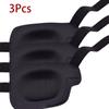 1/2/3/4/5PCS Black Single Eye Patch Adjustable 3D Foam Groove Eyeshades For Lazy Eyes Medical Use Concave Eye Patch