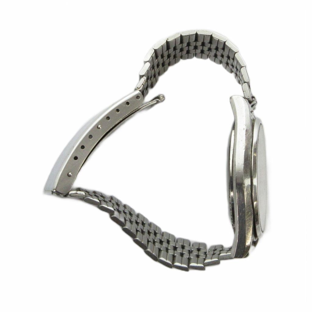 SEIKO Watch Quartz Logo Silver Color 7121-8000 GY18/ MQ Men's