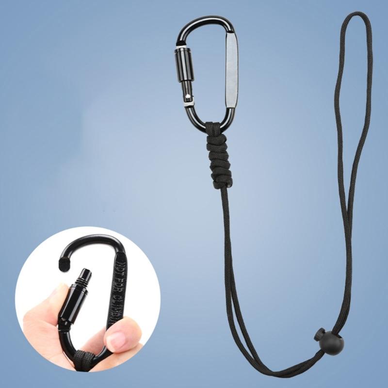 Water Bottle Lanyard With Hook Anti-loss Rope Backpacks Hanging Buckles Small Tool Braids Rope Key Rings Easy To Use