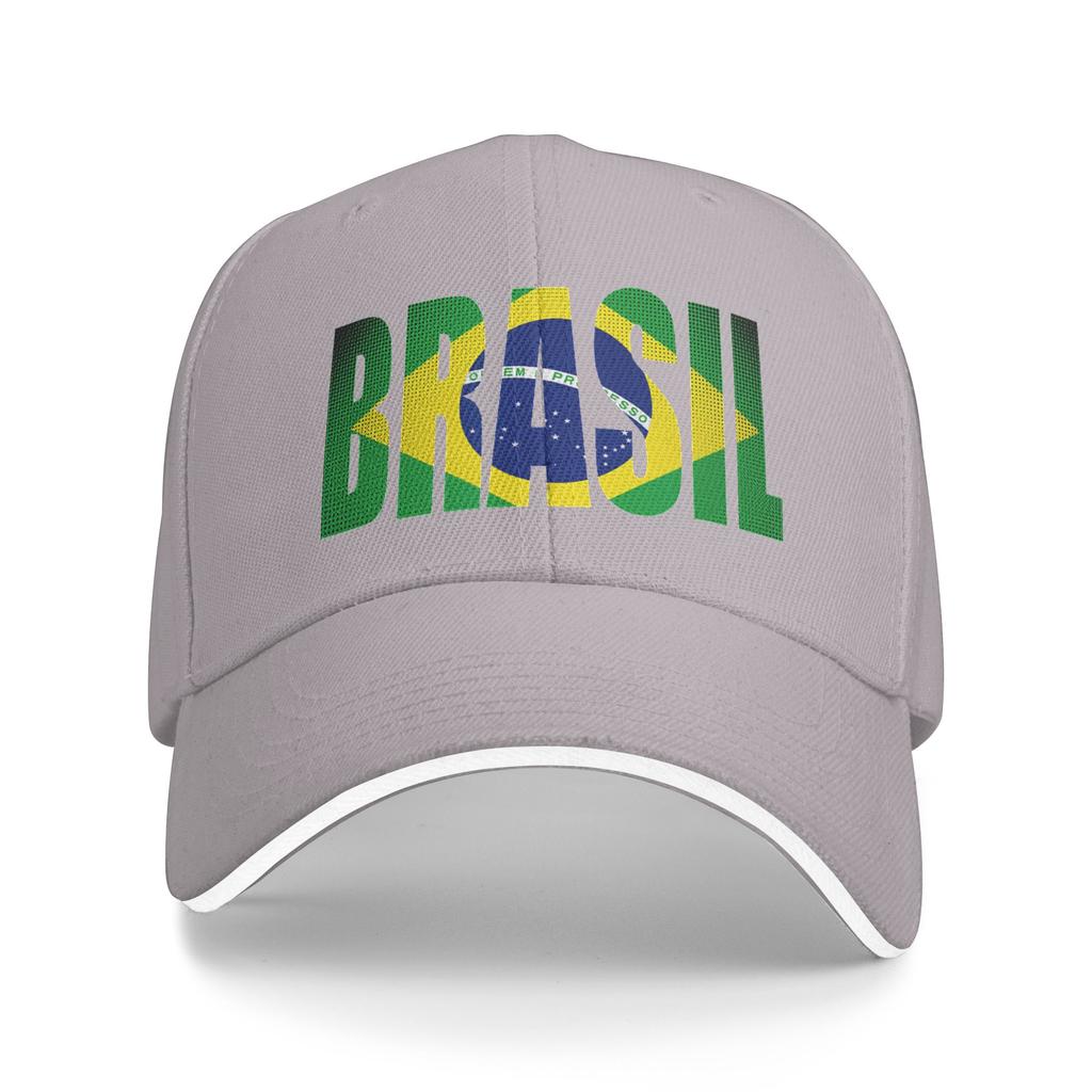 Bandeira Do Brasil Fans Brazil Flag Souvenirs Baseball Cap Funny FeUnisex Unisex Hip Hop Hats Outdoor Gym Snapback Cap Gift