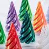 3D Printed Spiral Cone Toy Fidget Toy Impossible Pyramid Passthrough Sculpture Mini Vortex Thread Illusion For Kids And Adults