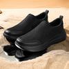 Men's shoes large size foot cover lazy shoes solid color breathable mesh casual shoes summer lightweight platform sports shoes