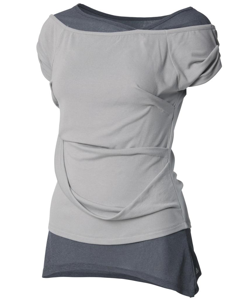 Peulleeoeob 2-Layered Top (Fl-141_Gray&Charcoal)