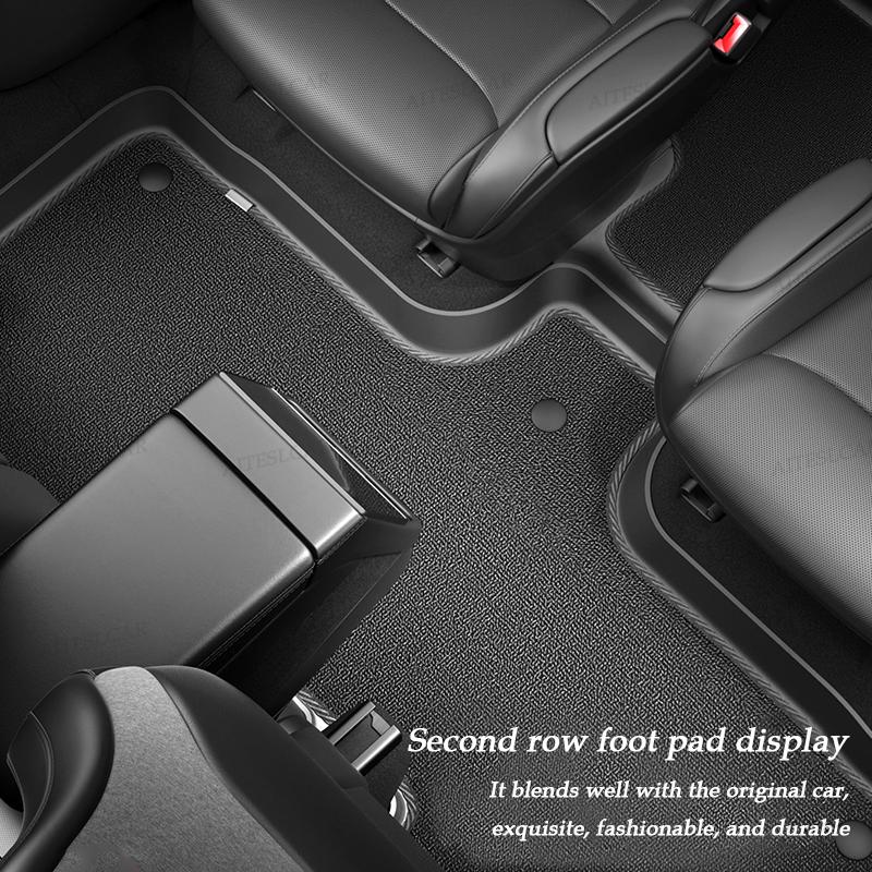 For Tesla Floor Mat Model YL 2026 Car Trunk Mat Set Luggage Mat TPE Waterproof Anti-Slip Set LHD Floor Liner Mat Car Accessorie