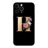 Чехол для телефона с цветочной буквой для iPhone Samsung Galaxy Redmi Xiaomi Oppo OnePlus Note SA 7 8 9 10 11 12 13 14 20 21 22 23 53 54 Pro Max Plus Ultra