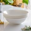 8-inch Pure White Porcelain Conical Bowl