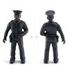 7Pcs/Set Hand Painted Miniature Landscape Figurine High Simulated Workplace Fireman Policeman Landscape Figurine for Decoration