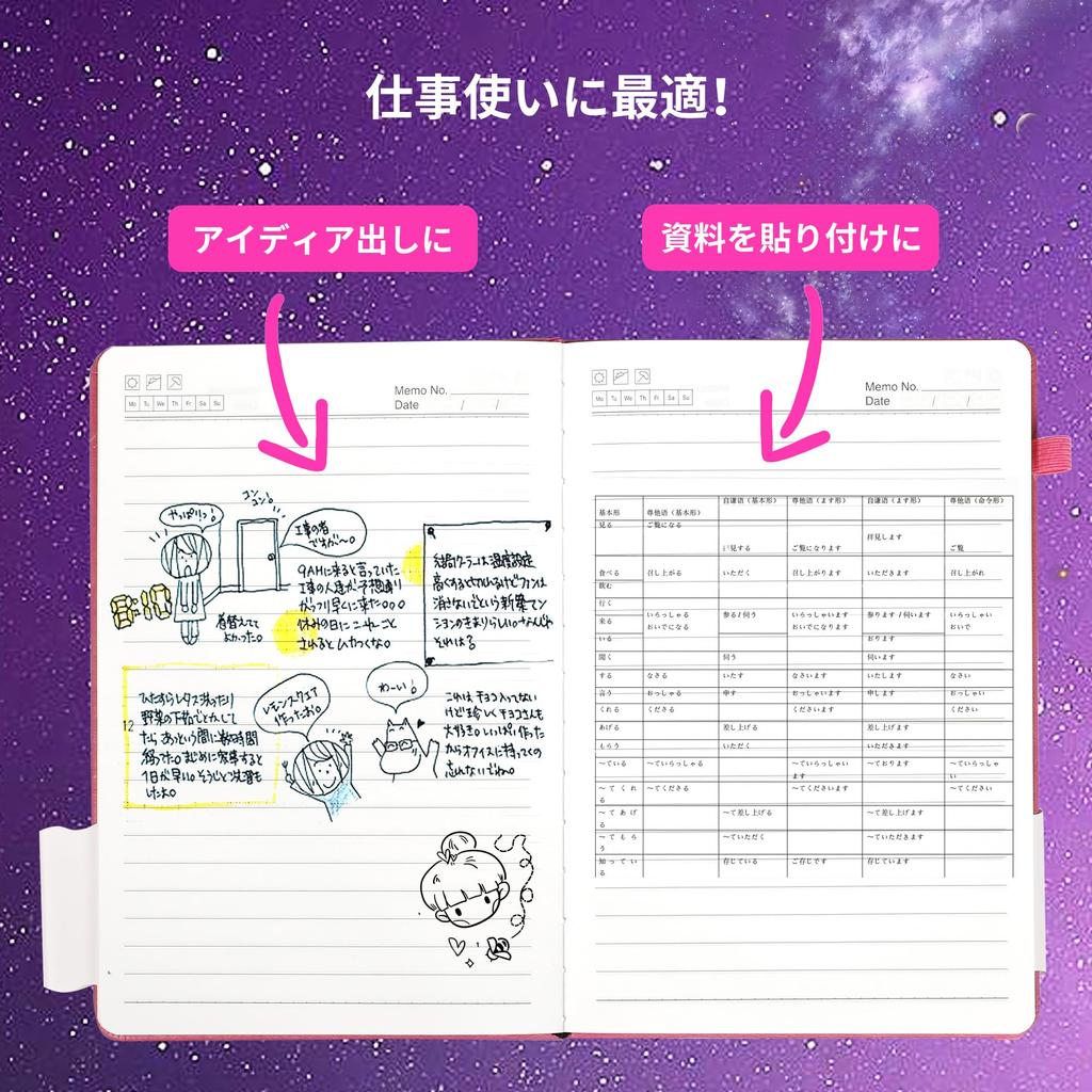 CAGIE A5 Hardcover 8mm Ruled Pen Classic x Travel Lilac Notebook, Stylish, Lines, Holder, Design, Cute, 14.5cm 21cm, Business, Adult, Girl, Journal,