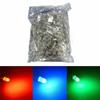100Pcs LED Emitting Diodes Min F5 5mm Round Lamp Bead 4pin Diffused Bulb RGB Tri-Color Common Cathode Decoration Atmosphere Neon